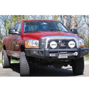 ARB Bumpers - Dodge - ARB 4x4 Accessories - ARB 3952120 Deluxe Sahara Front Bumper with Bar for Dodge Ram 3500 2006-2009