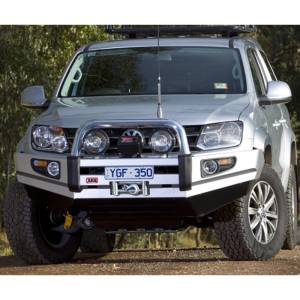 ARB 4x4 Accessories - ARB 3970020 Deluxe Sahara Front Bumper with Bar for Volkswagen Amarok 2010-2015