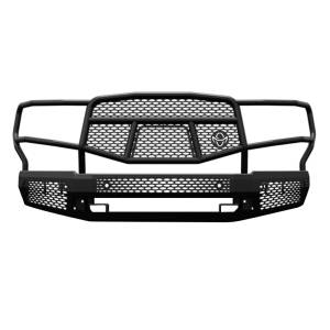 Bumpers by Style - Grille Guard Bumper - Ranch Hand - Ranch Hand MFF201BM1 Midnight Front Bumper with Grille Guard for Ford F250/F350 2017-2022