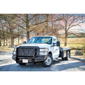 Frontier Truck Gear - Front Bumper Replacement - Frontier Gear - Frontier Gear 170-11-1005 Commercial Front Bumper Replacement for Ford F-250/F-350 2011-2016