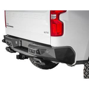 Addictive Desert Designs - ADD R441051280103 Stealth Fighter Rear Bumper with Exhaust Tips for Chevy Silverado 1500 2019-2021 - Image 3