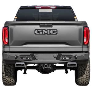 Addictive Desert Designs - ADD R441051280103 Stealth Fighter Rear Bumper with Exhaust Tips for Chevy Silverado 1500 2019-2021 - Image 5