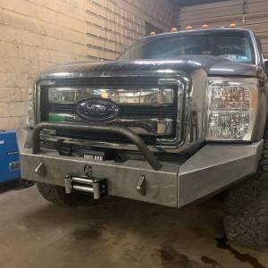 Affordable Offroad 11-16fordfront Modular Winch Front Bumper for Ford F-250