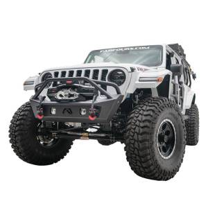 Fab Fours - Fab Fours JL18-B4752-1 Stubby Winch Front Bumper with Pre-Runner Guard for Jeep Gladiator JT 2020-2024 - Image 2