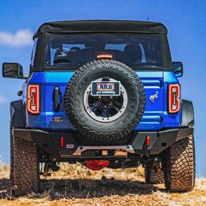 ARB 4x4 Accessories - ARB 5680010 Rear Bumper for Ford Bronco 2021-2024 - For use with Wide Flare Models