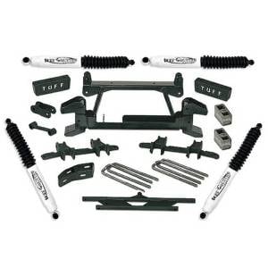 Tuff Country - Tuff Country 16823KN Front/Rear 6" Lift Kit with Upper Control Arm Drop and 1 Piece Sub-Frame for Chevy Truck 1988-1997