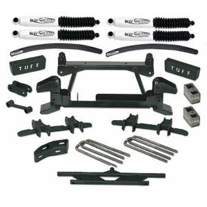 Tuff Country - Tuff Country 16853KN Front/Rear 6" Lift Kit with Upper Control Arm Relocation Brackets for GMC Suburban 1992-1998