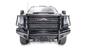 Truck Bumpers - Fab Fours Black Steel - GMC Sierra 2500HD/3500 2020-2021