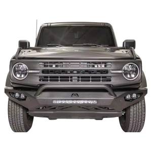 Fab Fours Vengeance - Ford - Fab Fours - Fab Fours FB21-D5252-B Vengeance Front Bumper with Sensor Holes and Pre-Runner Guard for Ford Bronco 2021-2022