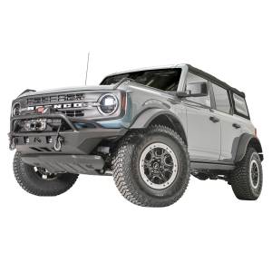 Fab Fours - Fab Fours FB21-B5251-B Stubby Front Winch Bumper with No Guard for Ford Bronco 2021-2022 - Bare Steel - Image 3