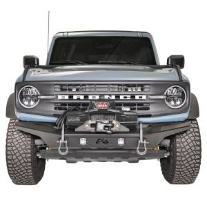 Fab Fours FB21-B5252-1 Stubby Front Winch Bumper with Pre-Runner Guard for Ford Bronco 2021-2022