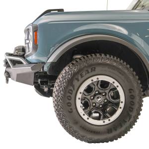 Fab Fours - Fab Fours FB21-B5252-1 Stubby Front Winch Bumper with Pre-Runner Guard for Ford Bronco 2021-2022 - Image 5