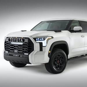 Truck Bumpers - Fab Fours Black Steel - Toyota Tundra 2014-2022