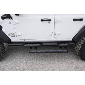 LOD Offroad - LOD Offroad JAS1863 Armor Lite Rock Sliders Long Drop Steps Pair for Jeep Wrangler JK/JL 2007-2022 - Image 2