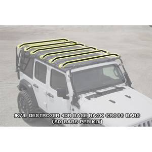 Exterior Accessories - Roof Racks - LOD Offroad - LOD Offroad JCM0795 Long Crossmember Bar (Single) for Jeep Wrangler JK 2007-2018