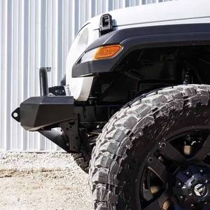 LOD Offroad - LOD Offroad JFB1831 Signature Shorty Winch Front Bumper for Jeep Wrangler JL/Gladiator JT 2018-2022 - Black Texture - Image 3