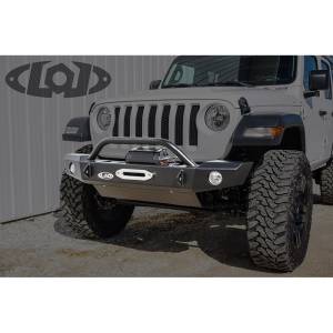 LOD Offroad JFB1841 Signature Mid Width Winch Front Bumper for Jeep Wrangler JL/Gladiator JT 2018-2023 - Black Texture