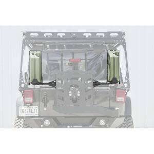 LOD Offroad - LOD Offroad JJC0721 Destroyer Jerry Can Mount (Pair) for Jeep Wrangler JL 2018-2022 - Black Texture - Image 2