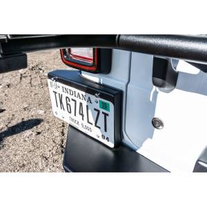 LOD Offroad - LOD Offroad JLP1800 Rear License Plate Relocation Kit for Jeep Wrangler JL 2018-2024 - Bare Steel - Image 3