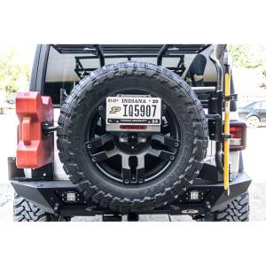 LOD Offroad - LOD Offroad JLP1810 Spare Tire License Plate Relocation Kit for Jeep Wrangler JL 2018-2022 - Bare Steel - Image 3