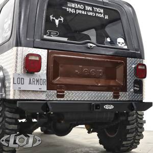 LOD Offroad - LOD Offroad JRB7620 Expedition Rear Bumper for Jeep CJ-7 1976-1986 - Bare Steel - Image 2