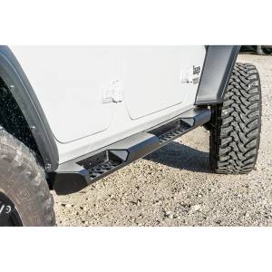 LOD Offroad - LOD Offroad JRS1814 Destroyer 4 Door Frame Mounted Rock Sliders for Jeep Wrangler JL 2018-2024 - Black Texture - Image 2