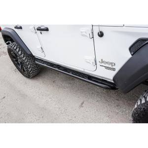 LOD Offroad - LOD Offroad JRS1840 Signature 4 Door Frame Mounted Rock Sliders for Jeep Wrangler JL 2018-2022 - Bare Steel - Image 2