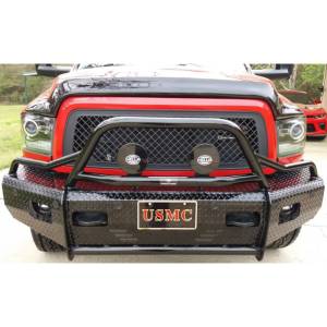 Ranch Hand - Ranch Hand BSD101BL1S Summit Bullnose Front Bumper with Sensor Holes for Dodge 2500/3500 2010-2018 - Image 6
