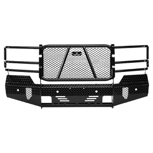 Shop Bumpers By Vehicle - Ford F150 - Ranch Hand - Ranch Hand FSF21HBL1 Summit Series Front Bumper with Grille Guard for Ford F-150 2021-2022