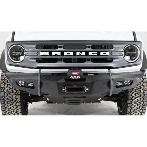 LOD Offroad - LOD Offroad BFB2102 Black OPS Full Width Winch Front Bumper for Ford Bronco 2021-2022 - Bare Steel - Image 3