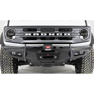 LOD Offroad - LOD Offroad BFB2103 Black OPS Full Width Winch Front Bumper for Ford Bronco 2021-2022 - Black Texture - Image 3