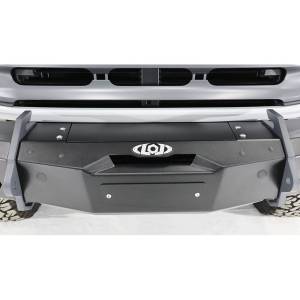 LOD Offroad - LOD Offroad AFG2100 Black OPS Front Bumper Winch Cover Plate for Ford Bronco 2021-2024 - Bare Steel - Image 2