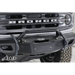 LOD Offroad - LOD Offroad AFG2102 Black OPS Front Bumper Bull Bar for Ford Bronco 2021-2024 - Bare Steel - Image 4