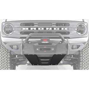 LOD Offroad BSP2101 Black OPS Front Bumper Skid Plate for Ford Bronco 2021-2024 - Black Texture