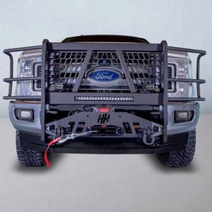 Hammerhead Bumpers - Hammerhead 600-56-1024 Defender Series Grille Guard for Ford F-250/F-350/F-450/F-550 2017-2022 - Image 3
