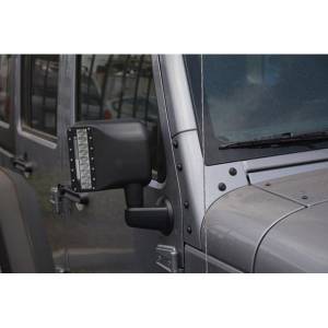 DV8 Offroad - DV8 Offroad BCME27W3W LED Mirrors Housing with Turn Signal Option for Jeep Wrangler JK 2007-2018 - Image 6
