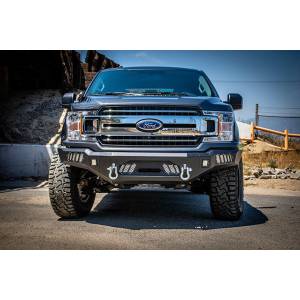 DV8 Offroad - DV8 Offroad FBFF1-08 Winch Front Bumper with Light Holes for Ford F150 2018-2020 - Image 3