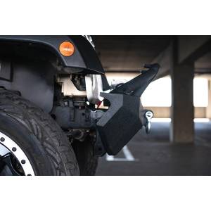 DV8 Offroad - DV8 Offroad FBSHTB-08 Mid Length Winch Front Bumper with LED Light Holes for Jeep Wrangler JK/JL 2007-2022 - Image 8
