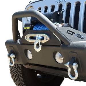 DV8 Offroad - DV8 Offroad FBSHTB-13 Winch Front Bumper with Fog Light Holes for Jeep Wrangler JK/JL 2007-2022 - Image 5
