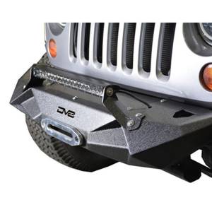 DV8 Offroad - DV8 Offroad FBSHTB-24 Winch Front Bumper with Light Holes for Jeep Wrangler JK/JL 2007-2023 - Image 7