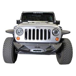 DV8 Offroad - DV8 Offroad FBSHTB-24 Winch Front Bumper with Light Holes for Jeep Wrangler JK/JL 2007-2023 - Image 8