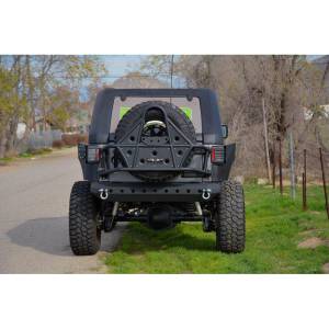 DV8 Offroad - DV8 Offroad TCSTTB-01 Body Mounted Tire Carrier for Jeep Wrangler JK 2007-2018 - Image 4