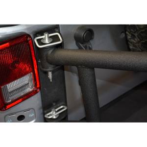 DV8 Offroad - DV8 Offroad TCSTTB-01 Body Mounted Tire Carrier for Jeep Wrangler JK 2007-2018 - Image 7