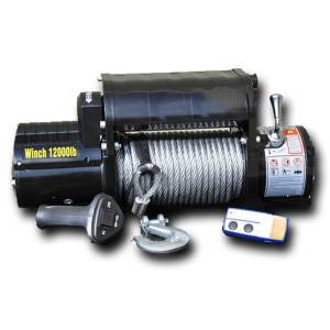 DV8 Offroad - DV8 Offroad WB12SC Steel Cable Winch with Wireless Remote - Image 2