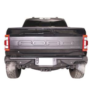 Fab Fours - Fab Fours FR21-E5351-1 Vengeance Rear Replacement Bumper with Sensor Holes for Ford Raptor 2021-2022 - Image 1