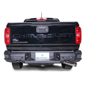 Rear Bumpers - Chevy - Fab Fours - Fab Fours CC21-W3351-1 Premium Rear Replacement Bumper for Chevy Colorado 2021-2022