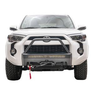 Fab Fours - Fab Fours T4R-N4553-1 Front Hidden Winch Mount with High Guard for Toyota 4Runner 2014-2021