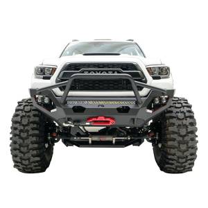 Fab Fours TT16-X3653-1 Matrix Front Bumper with High Pre-Runner Guard for Toyota Tacoma 2016-2023