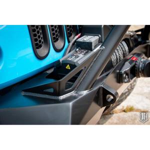 Icon Vehicle Dynamics - Icon 25215 PRO Series Front Bumper Recessed Winch Mount with Bar and Tabs for Jeep Wrangler JK 2007-2018 - Image 4