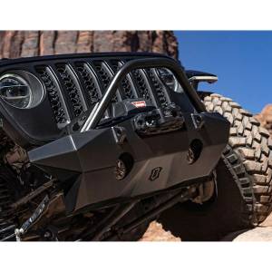 Icon Vehicle Dynamics - Icon 25244 PRO Series Recessed Front Bumper with Bar and Tabs for Jeep Wrangler JL 2018-2024 - Image 2